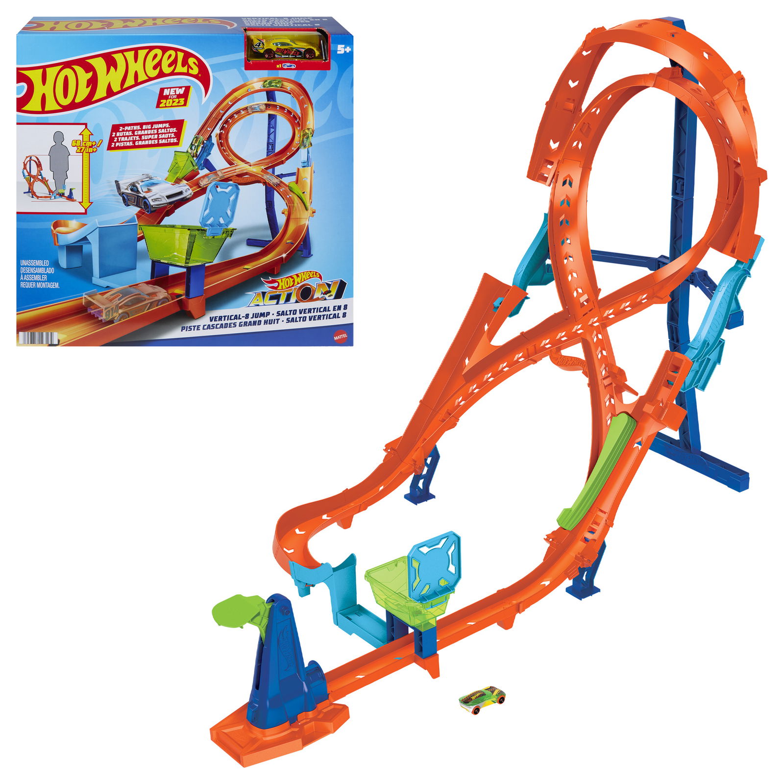 Hot Wheels rinkinys Vertikalus aštuonetas ermitazas lt
