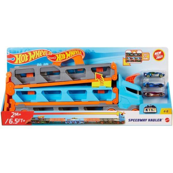 Aidim Rinkinys Hot Wheels Speedway Hauler Ermitazas Lt