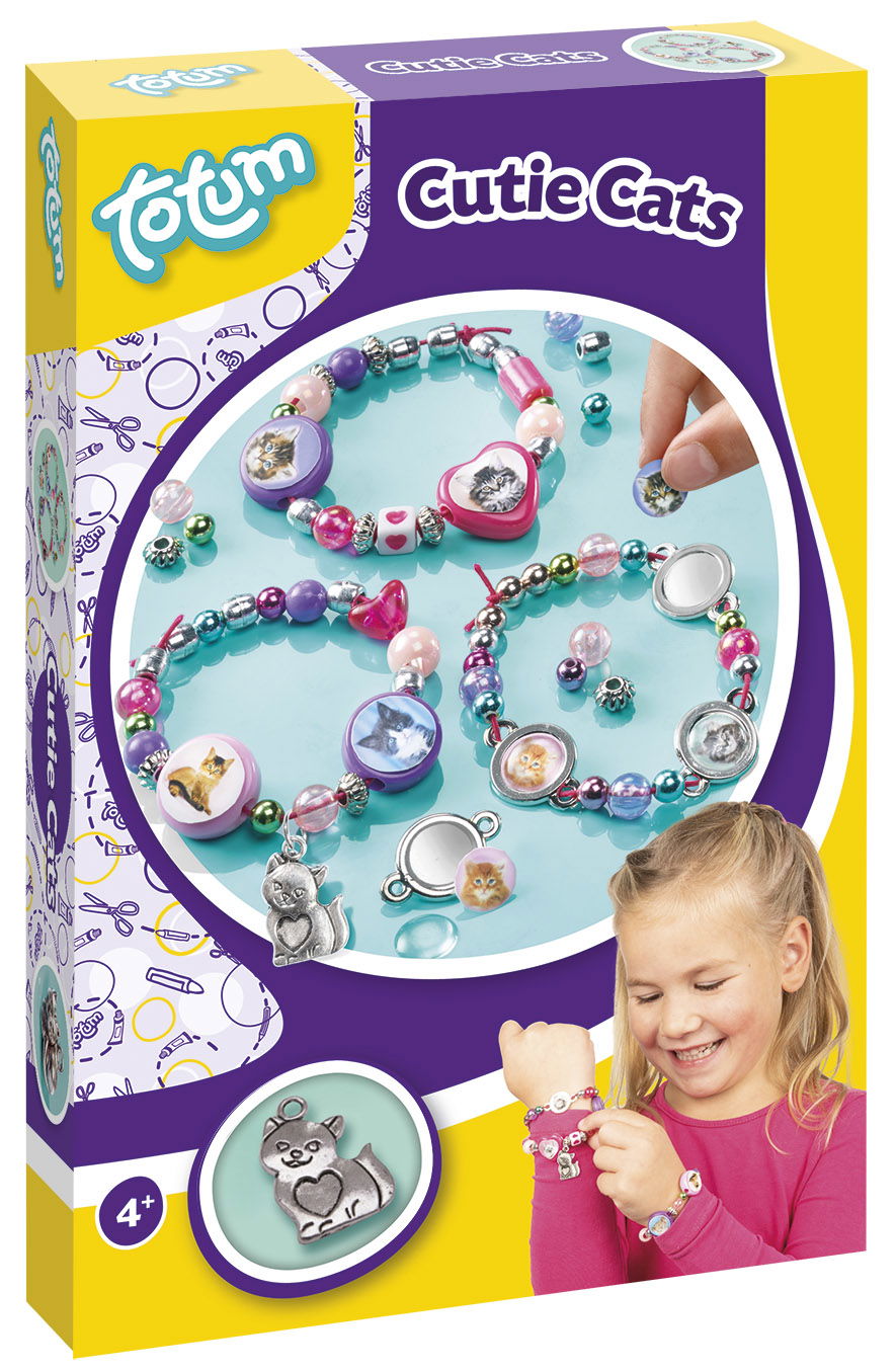 Kūrybinis rinkinys TOTUM Cutie Cats bracelets ermitazas lt