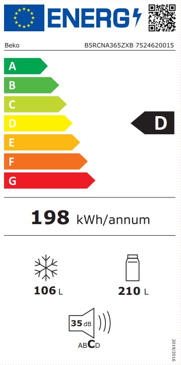 Šaldytuvas BEKO B5RCNA365ZXB - 7