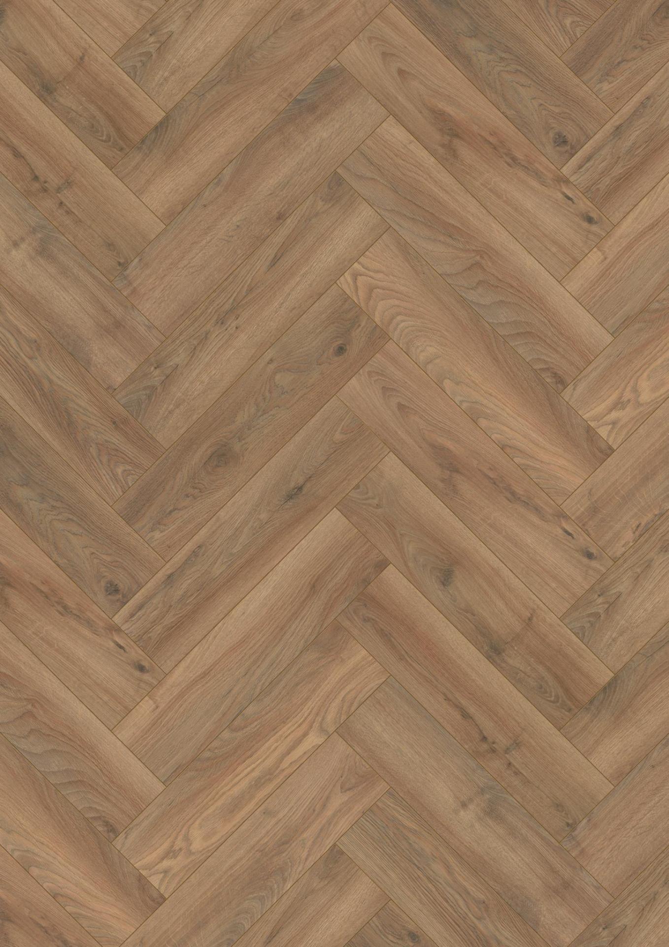 Laminatas HERRINGBONE 5947, atsparus drėgmei, su grioveliu V4, 630 x 126 mm, 33/AC5-0