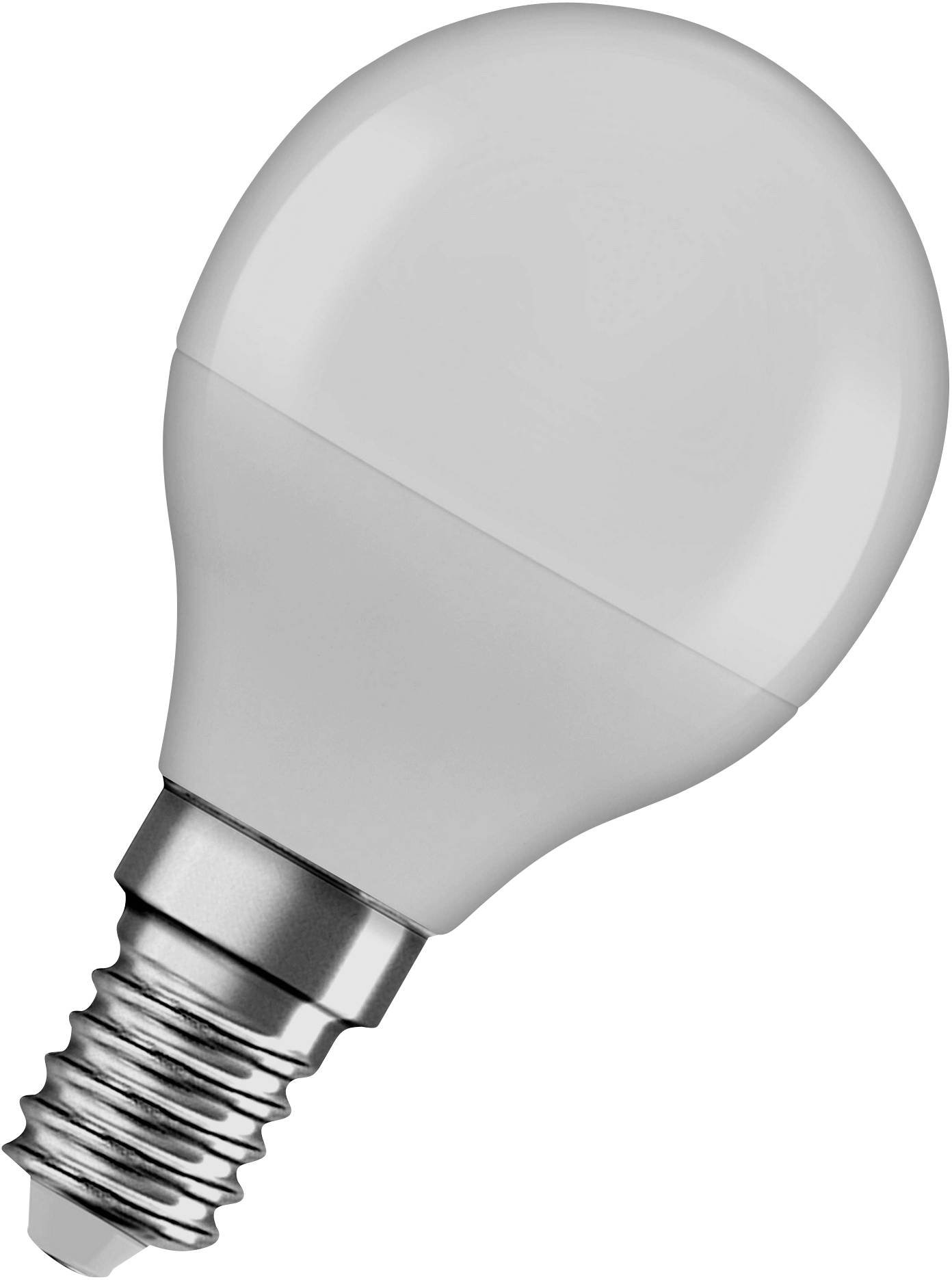 LED lemputė OSRAM, E14, P60, burbuliuko formos, 4,9W, 4000K, 470 lm, non-dim, matinė - 1