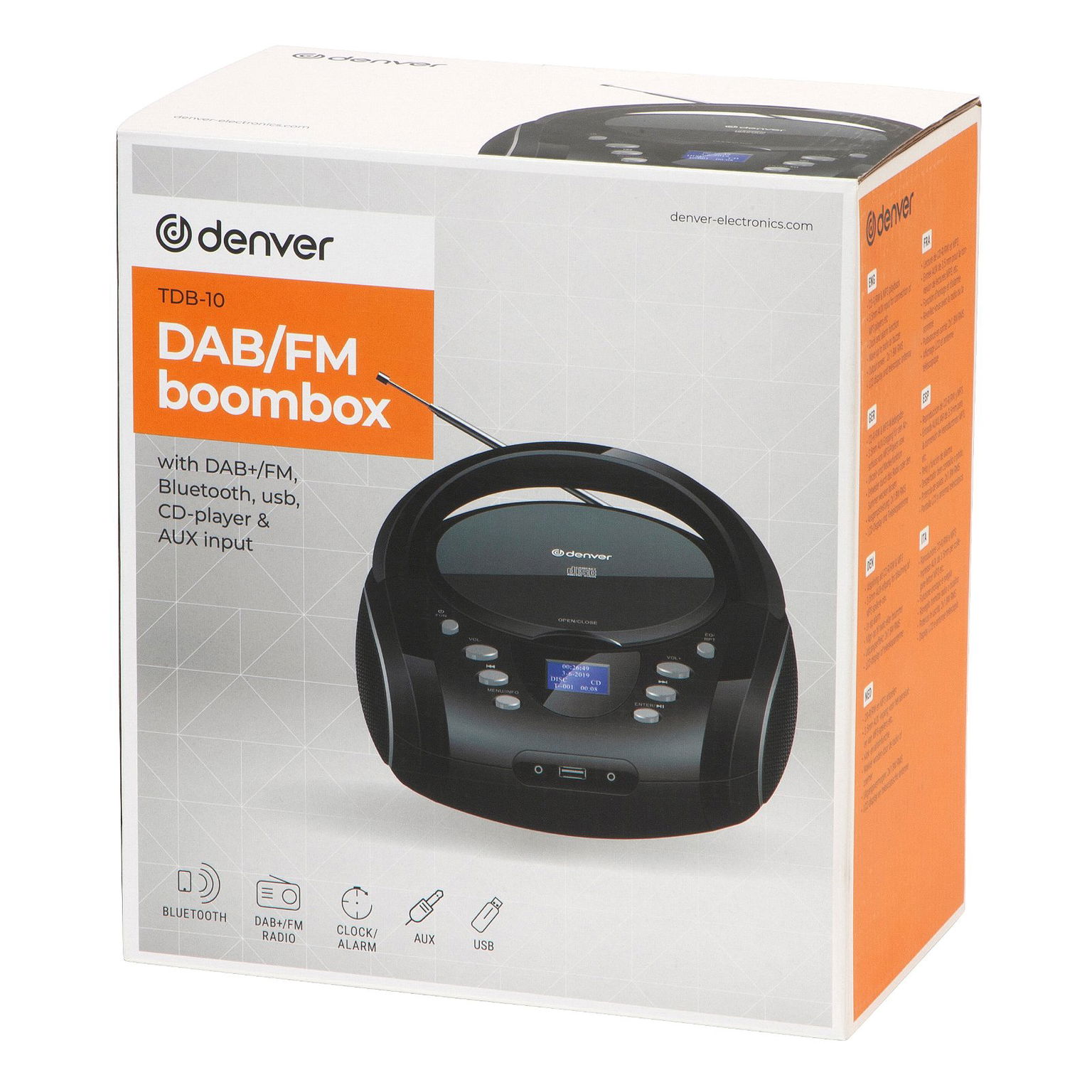 Radijo imtuvas Denver TDB-10 Black - 3