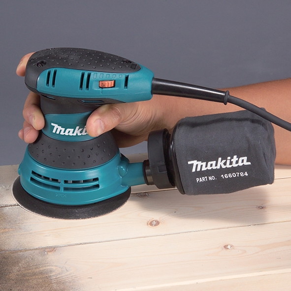 Elektrinis ekscentrinis šlifuoklis MAKITA BO5031K, 300 W, 125 mm - 2