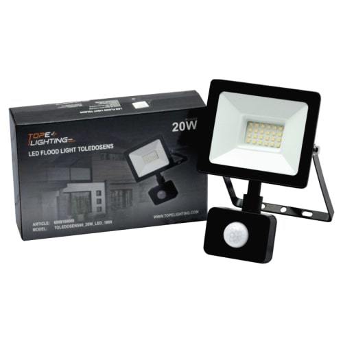 LED prožektorius TOPE TOLEDOSENS, su judesio davikliu, IP54, 4000 K, 1800 lm, 20 W - 5