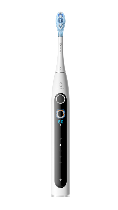 Elektrinis dantų šepetėlis OCLEAN X Pro 20 S, baltos spalvos-0