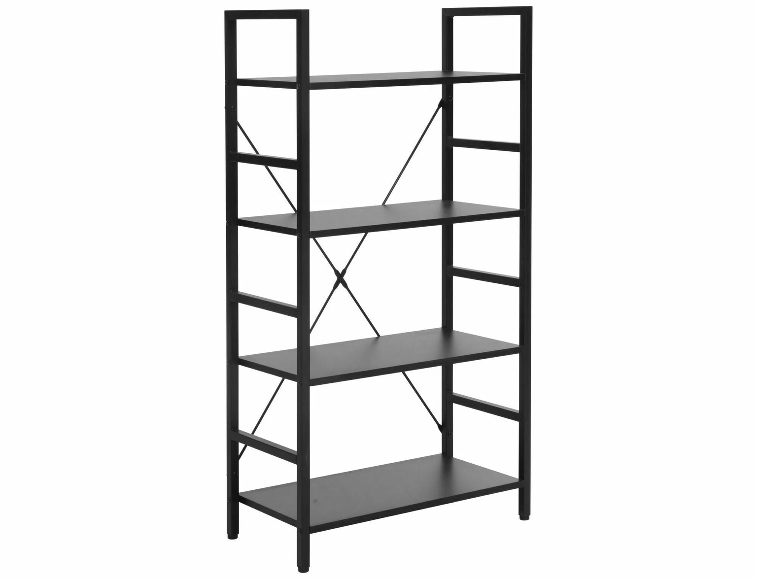 Pastatoma lentyna Loft R4, 60x30x115 cm, juoda - 1