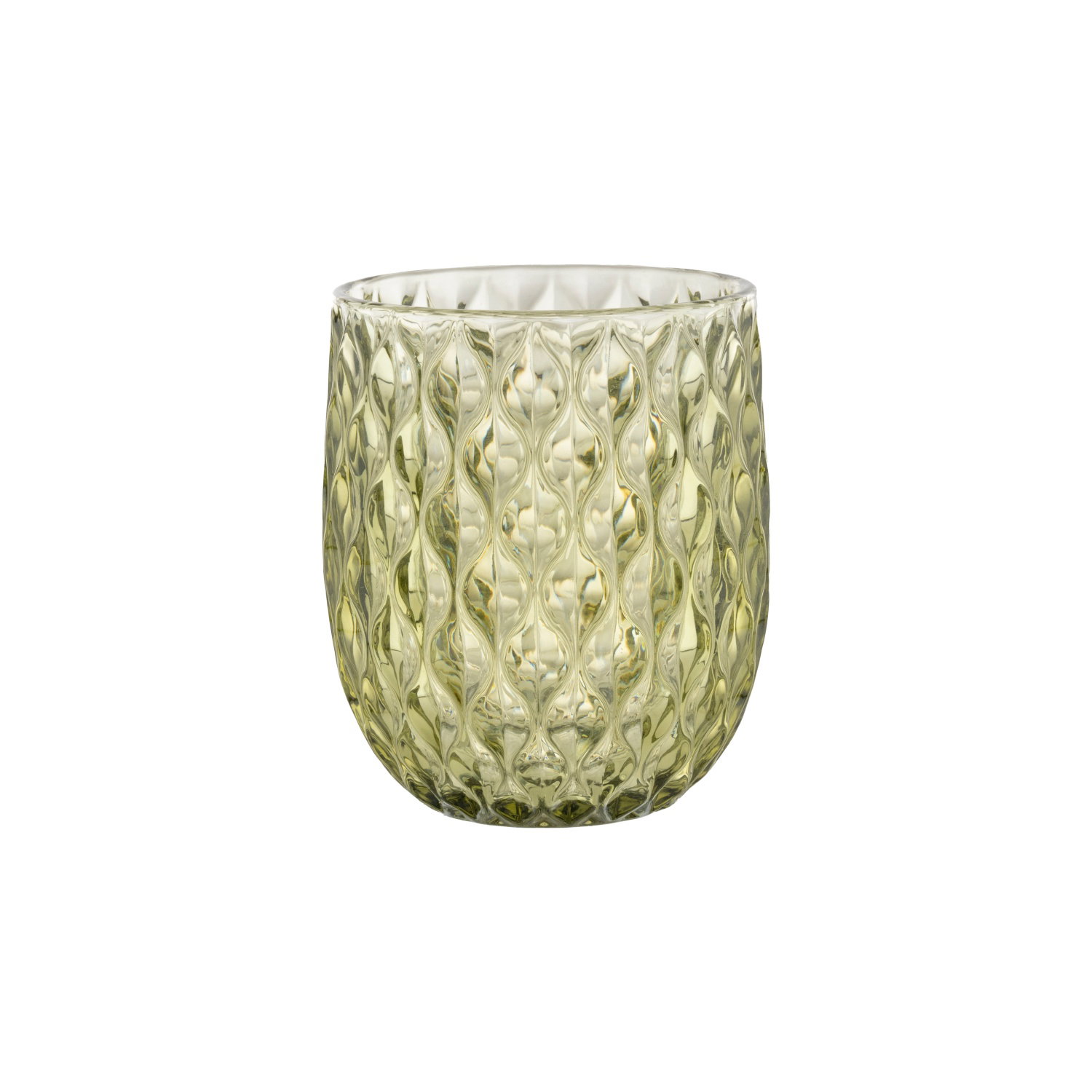 Stiklinė AURORA LUXURY, žalios sp., 350 ml-0