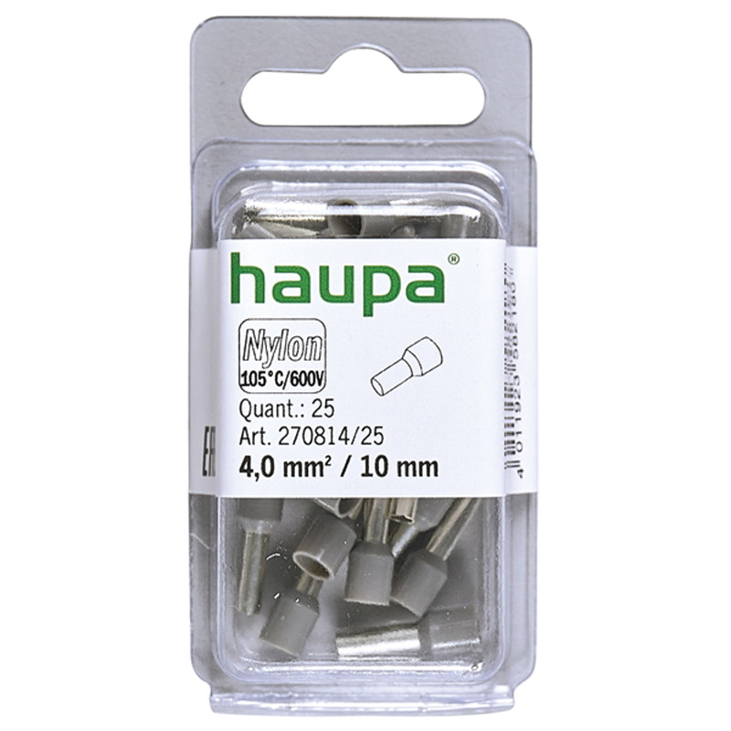 Antgalis laidų sujungimui HAUPA, 4/10 pilkos sp.-0