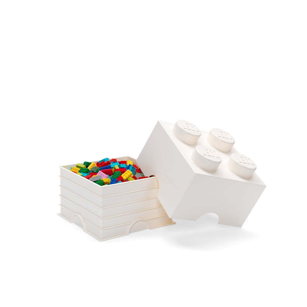 Daiktadėžė LEGO DESK, baltos sp., 15,8 x 15,8 x 11,3 cm, 290 ml-1