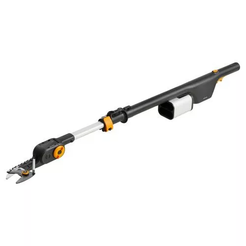 Akumuliatorinis šakų genėtuvas FISKARS, 2 x 12 V, iki 32 mm, kotas 1,3–1,7 m, be akumuliatoriaus-0