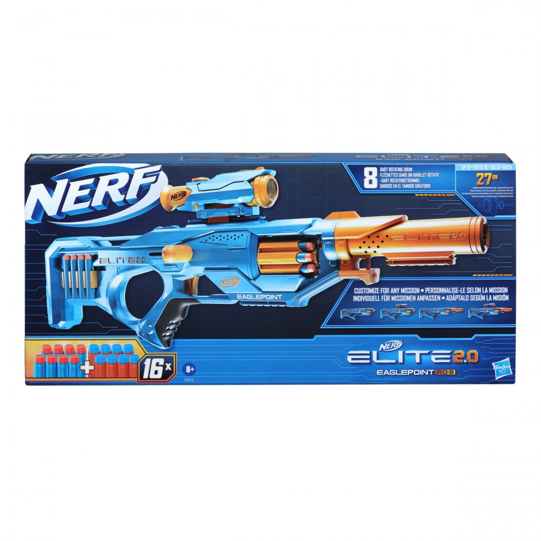 Žaislinis šautuvas NERF ELITE 2.0 EAGLEPOINT RD 8