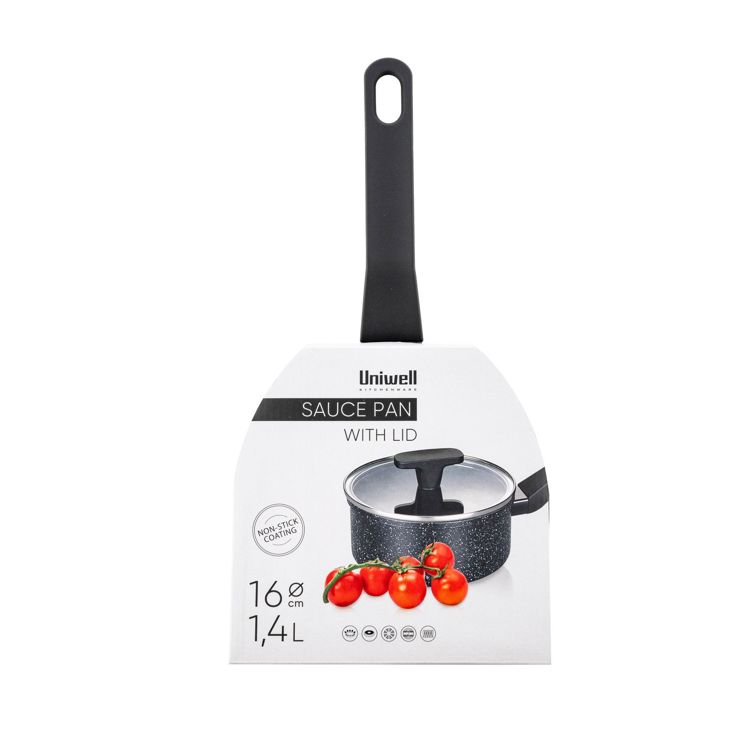 Prikaistuvis su dangčiu UNIWELL, 16 cm-1