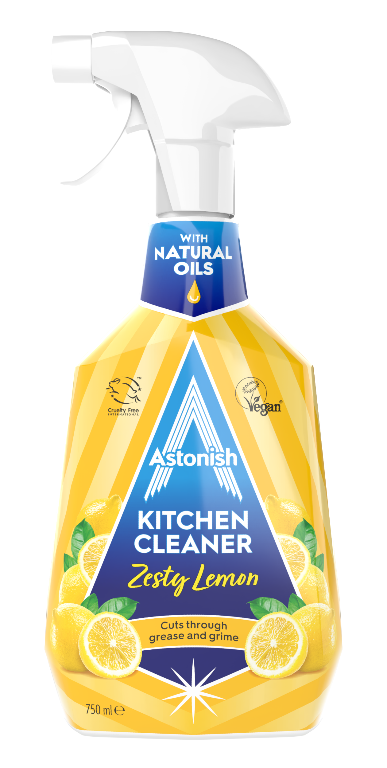 Virtuvės paviršių valiklis ASTONISH, 750 ml-0