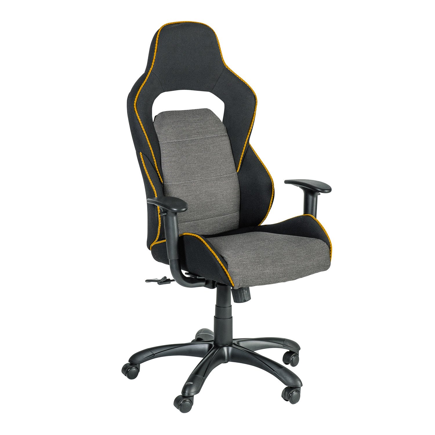 Biuro kėdė COMFORT 69x68xH120-130 cm, juoda/pilka - 1