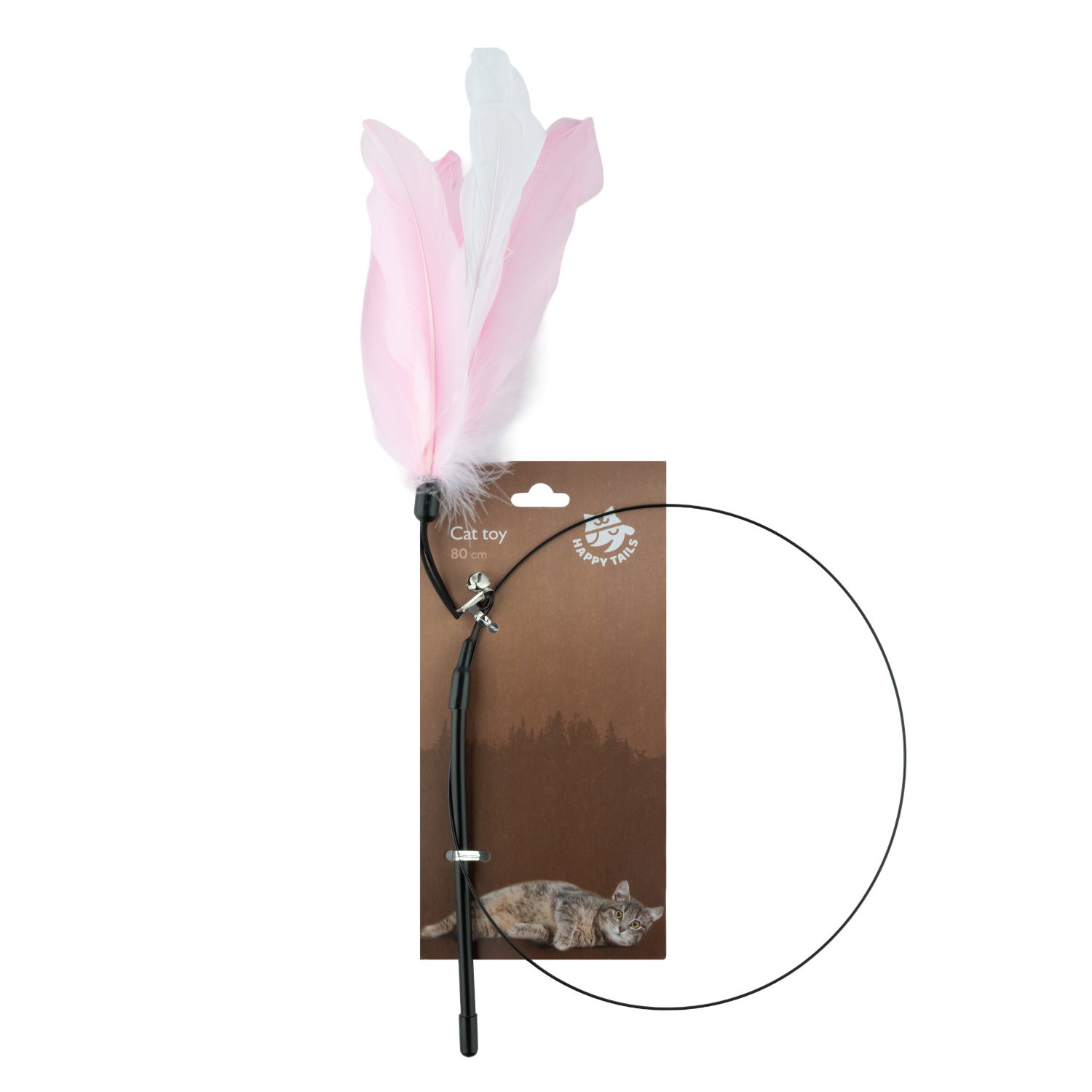 Kačių žaislas HAPPY TAILS, 80 cm-0
