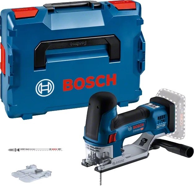Akumuliatorinis siaurapjūklis BOSCH PRO GST 18V-155 SC solo, 18V (be akum., su L-BOXX)-0