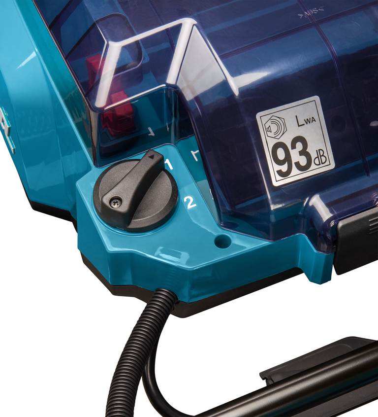 Akumuliatorinė vejapjovė MAKITA DLM530Z, 2 x 18 V, 53 cm, 70 l, be akumuliatoriaus - 4
