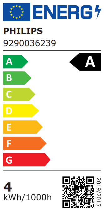 LED lemputė PHILIPS ULTRA EFFICIENT, E27, A60, 4W(=60W), 4000K, 840lm,  210l/W, CL UE SRT4 - 3