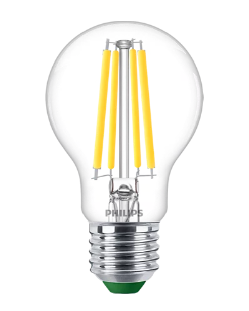 LED lemputė PHILIPS ULTRA EFFICIENT, E27, A60, 4W(=60W), 4000K, 840lm,  210l/W, CL UE SRT4 - 2