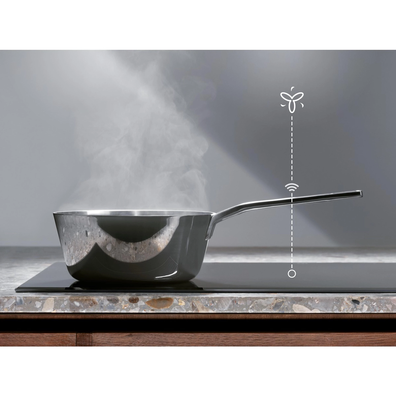 Įmontuojama indukcinė kaitlentė ELECTROLUX EIT60433CT Saphire matt - 7