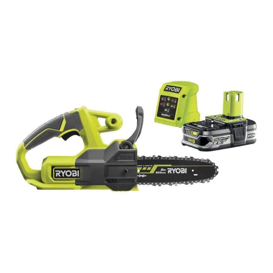Akumuliatorinis grandininis pjūklas RYOBI ONE+ RY18CS20A-125, 18 V, 2,5 Ah, 20 cm-0