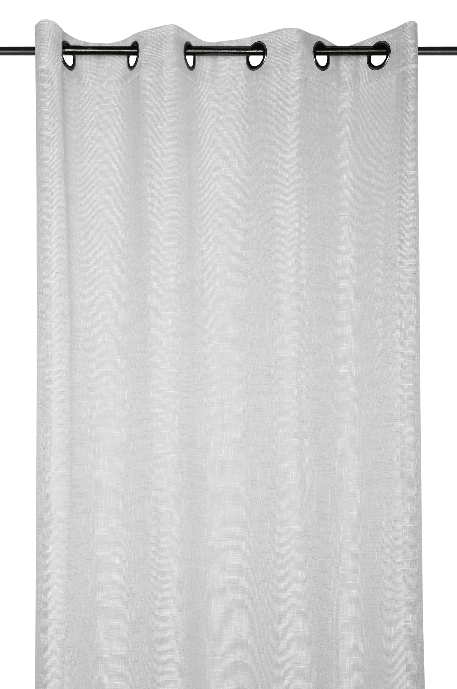 Naktinė užuolaida ONTARIO VOILE, su žiedais, šv. pilkos sp., 135 x 260 cm, 100 % PES-0