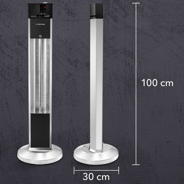 Anglies pluošto infraraudonųjų spindulių šildytuvas Trotec IRS 2000 E 06-00403 - 5