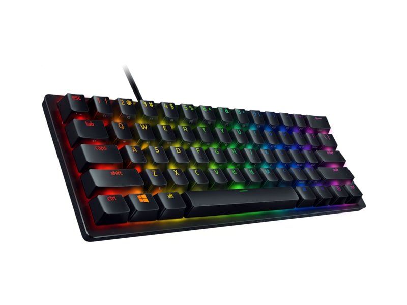 Klaviatūra Razer Huntsman Mini 60% RGB, EN, juoda
