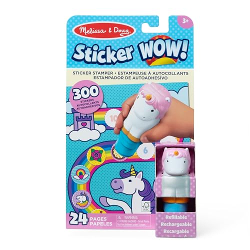 Veiklos knygelė STICKER WOW VIENAZARAGIS-0