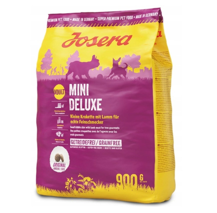 Sausas šunų ėdalas JOSERA Mini Deluxe, su ėriena, 900 g-0