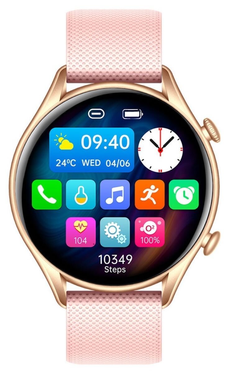Išmanusis laikrodis MyPhone Watch EL, rožinis - 3