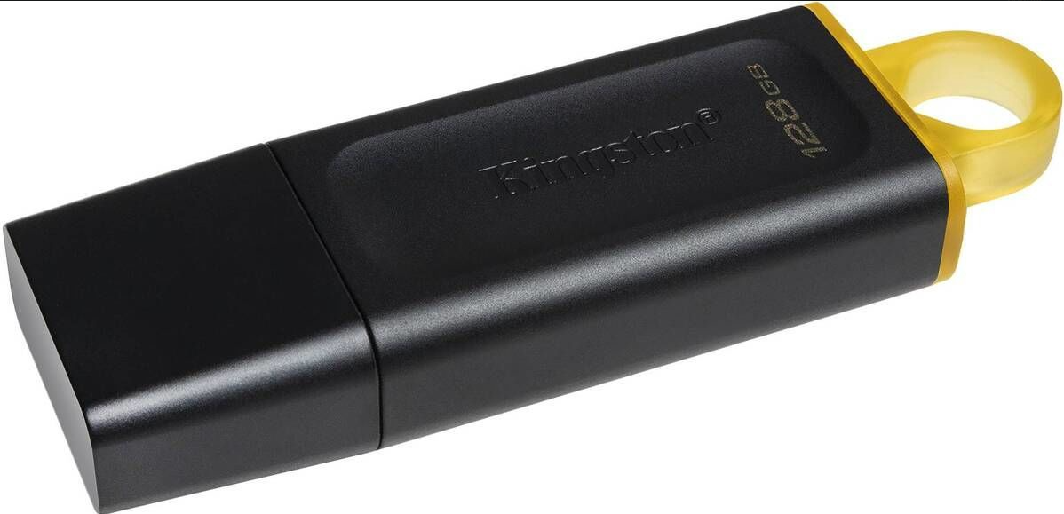 USB atmintinė Kingston Exodia, juoda, 128 GB