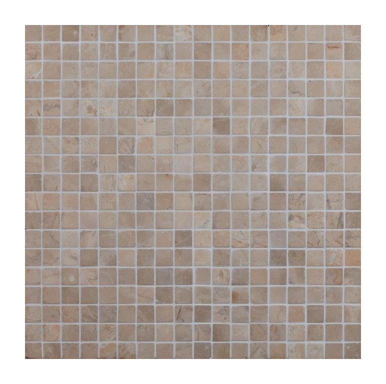 Natūralaus akmens mozaika SQUARE MUSTARD, 28,5 x 28,5 (3 x 3) cm