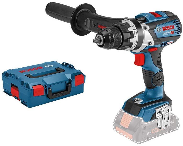 Akumuliatorinis suktuvas-gręžtuvas BOSCH PRO GSR 18V-110 C; 18 V (be akumuliatoriaus ir pakrovėjo)-0