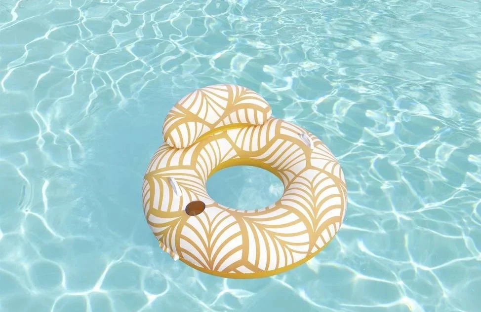 Pripučiamas plaukiojimo fotelis BESTWAY Comfort Plush Deluxe Swim Tube, 118 x 117 cm-1