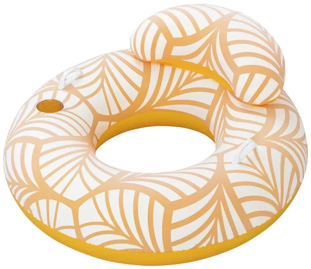 Pripučiamas plaukiojimo fotelis BESTWAY Comfort Plush Deluxe Swim Tube, 118 x 117 cm-0