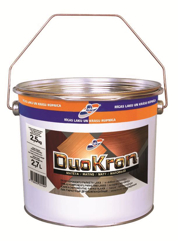 Dvikomponentis parketo lakas RILAK DUOKRON, pusiau matinis, 2,7 l-0