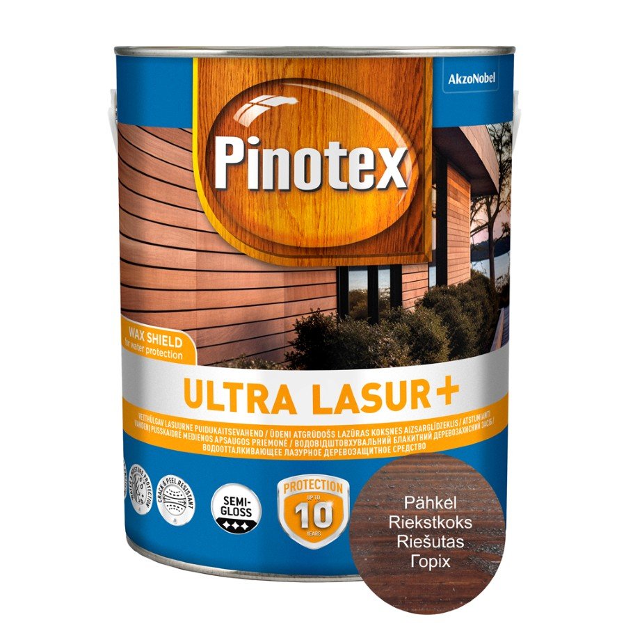 Medienos impregnantas PINOTEX ULTRA LASUR +, riešuto sp., 3 l-0