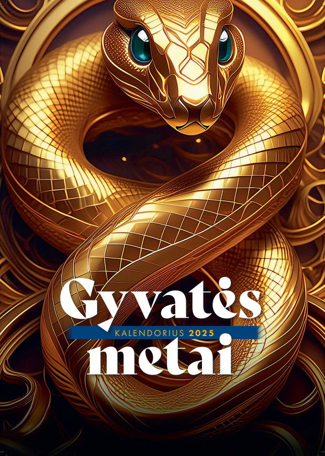 Kalendorius 2025 GYVATĖS METAI LA