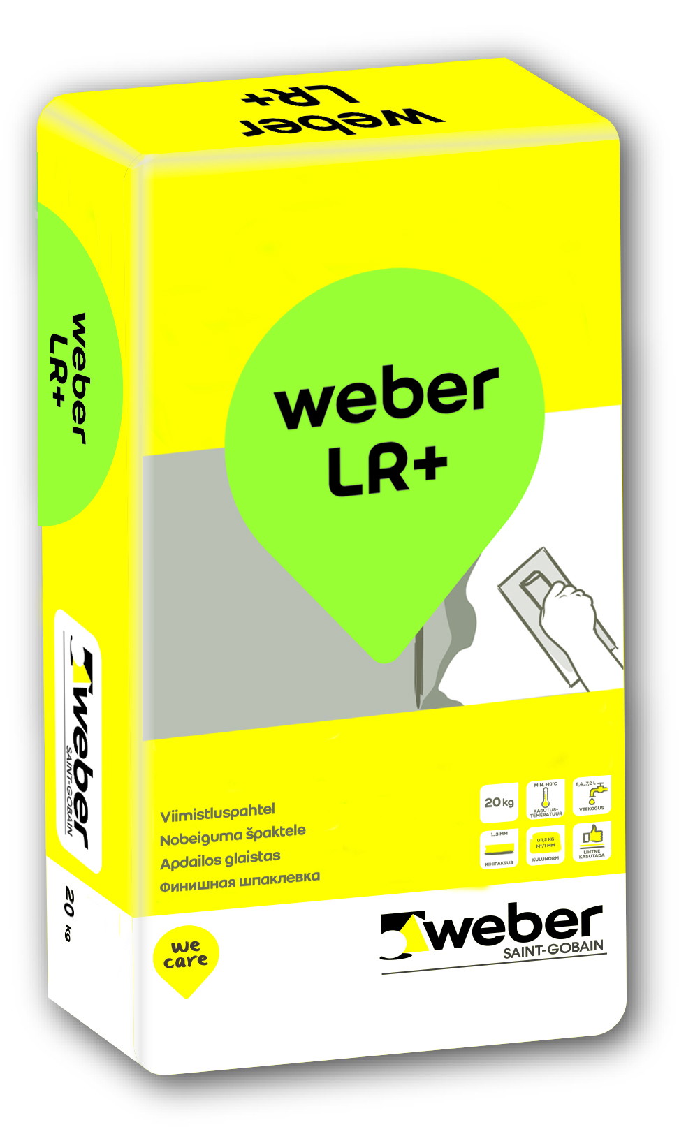 Polimerinis glaistas WEBER LR+, 20 kg-0