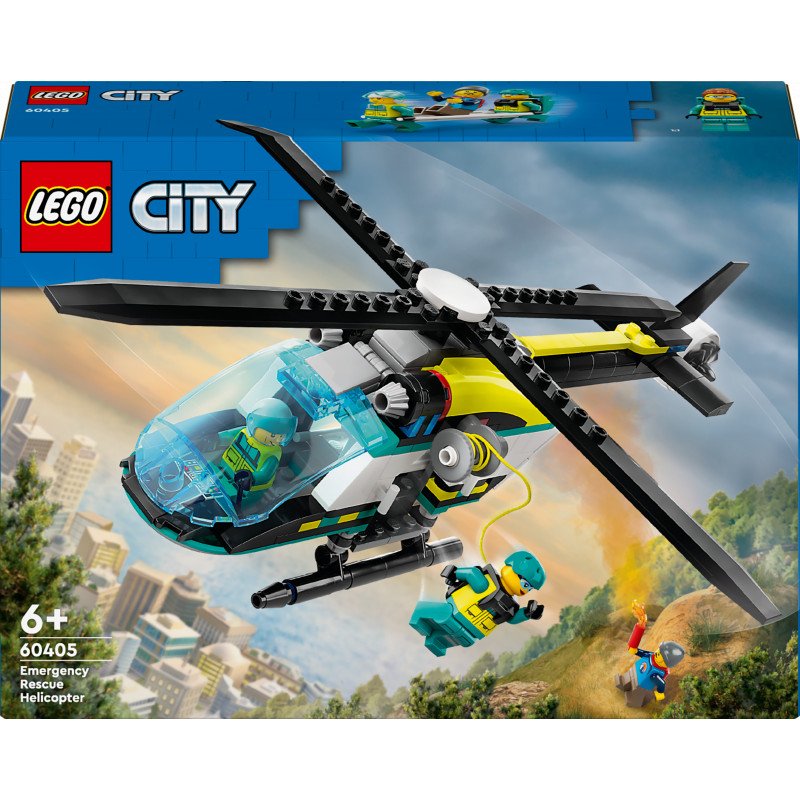 Konstruktorius LEGO City Great Vehicles Emergency Rescue Helicopter 60405