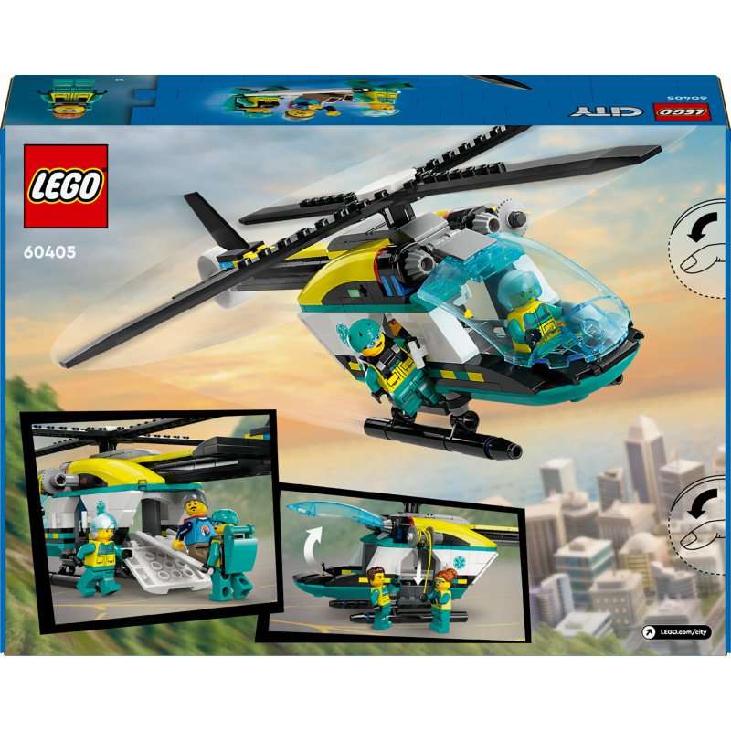 Konstruktorius LEGO City Great Vehicles Emergency Rescue Helicopter 60405 - 2