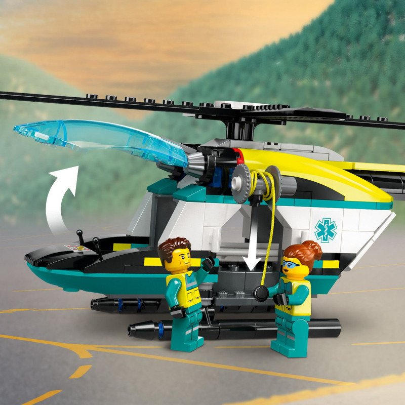 Konstruktorius LEGO City Great Vehicles Emergency Rescue Helicopter 60405 - 4
