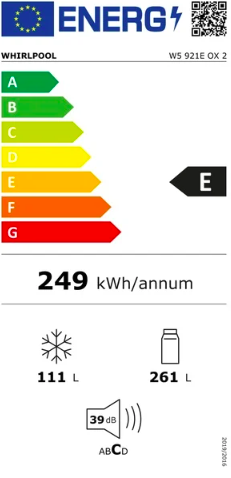 Šaldytuvas Whirlpool W5 921E OX 2-1