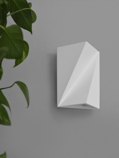 Sieninis šviestuvas OSRAM DECOR ORIGAMI 2xG9 max 3W baltas gipsinis dažomas 15x11x20cm - 5