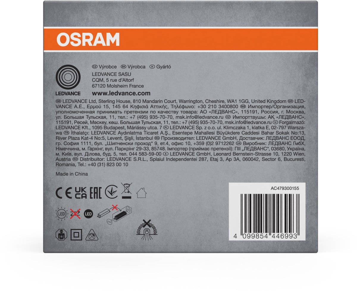 Įleidžiamas LED šviestuvas OSRAM SPOT TWIST, IP20 10W 3000K 700lm, juodos sp., ø9,3cm - 5
