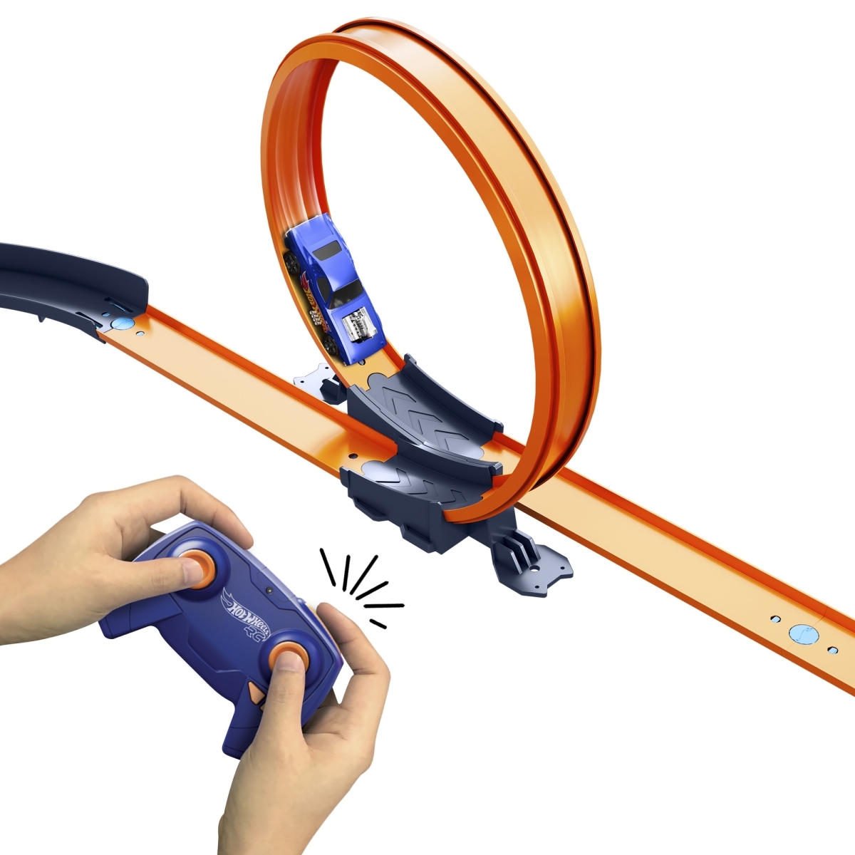 Radijo bangomis valdomo automobilio rinkinys su trasa HOT WHEELS - 4
