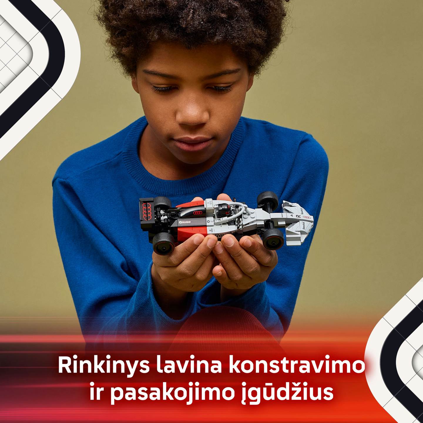 Konstruktorius LEGO Speed Champions Audi Revolut F1® Team R26 Race Car - 5