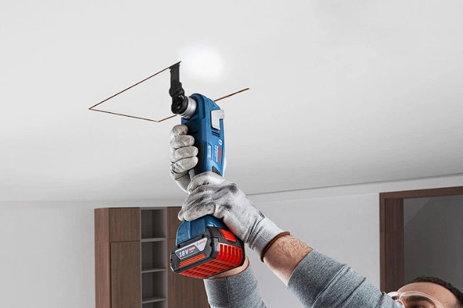 Akumuliatorinis daugiafunkcis įrankis BOSCH GOP 18V-34 Solo, 18 V, be akumuliatoriaus - 4